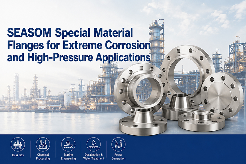 SEASOM Special Material Flanges for Extreme Corrosion and High-Pressure Applications