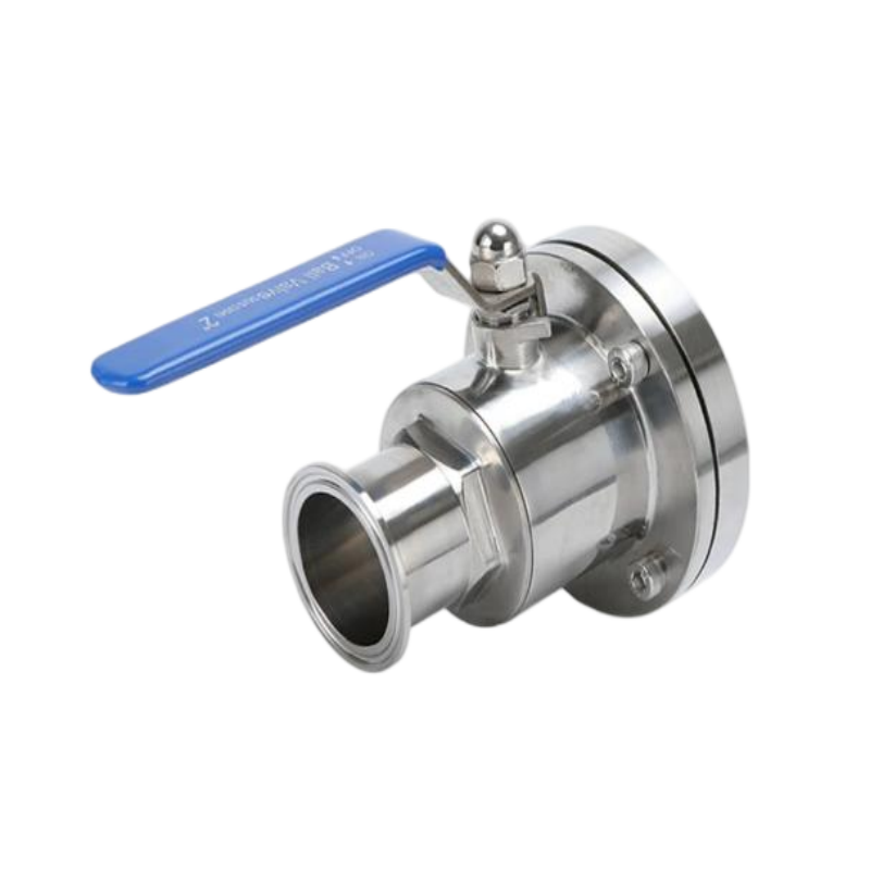 Sanitary Tank Bottom Valve Stainless Steel 316L 1 to 4 Inch